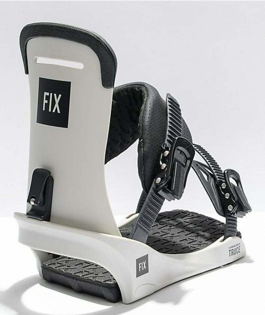 Snowboard * | Fix Truce Grey Snowboard Bindings 2022 Limit Offer