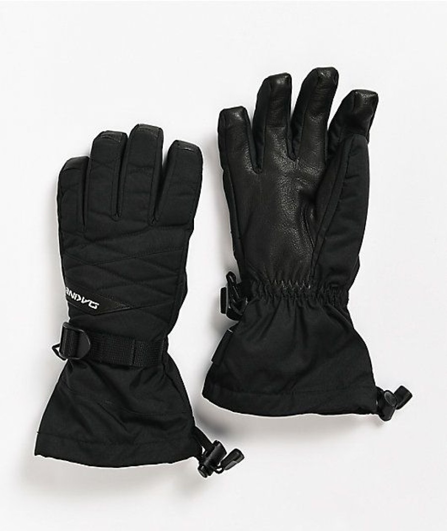 Snowboard * | Dakine Tahoe Black Snowboard Gloves Limit Offer