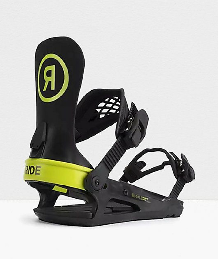 Snowboard * | Ride C-2 Lime Snowboard Bindings 2022 Limit Offer