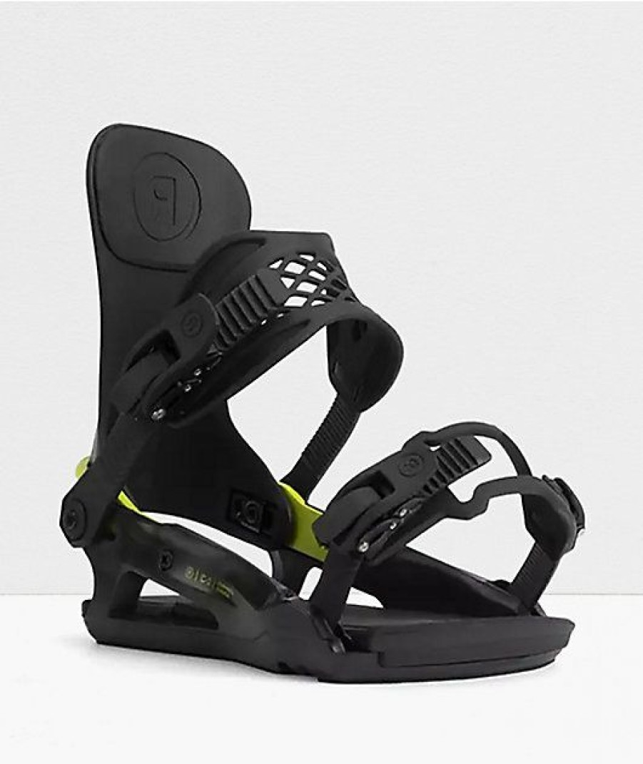 Snowboard * | Ride C-2 Lime Snowboard Bindings 2022 Limit Offer