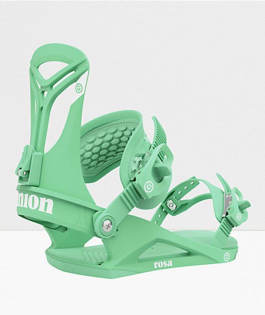 Snowboard * | Union Women'S Rosa Mint Snowboard Bindings 2022 Limit Offer