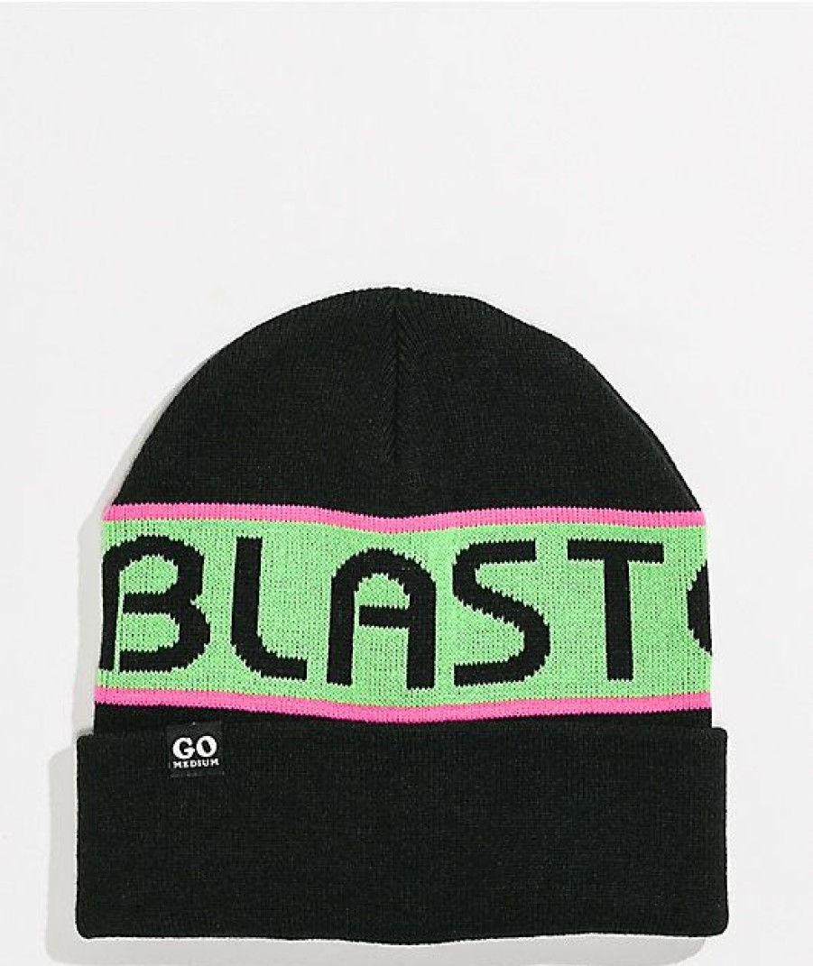 Beanies * | Airblaster Go Medium Black Fire Beanie Promotions