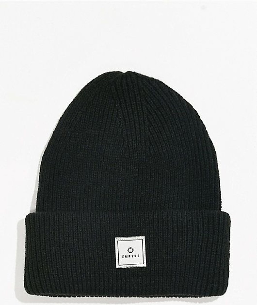 Beanies * | Empyre Dialed Black Beanie Promotions