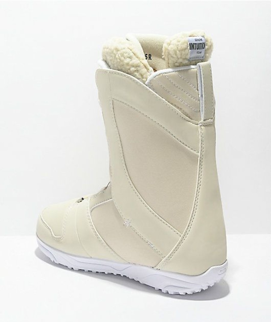 Snowboard * | Ride Sage Teddy White & Black Women'S Snowboard Boots 2022 Limit Offer