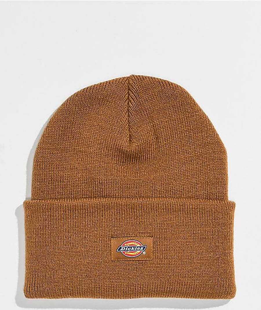 Beanies * | Dickies Brown Duck Knit Beanie Promotions