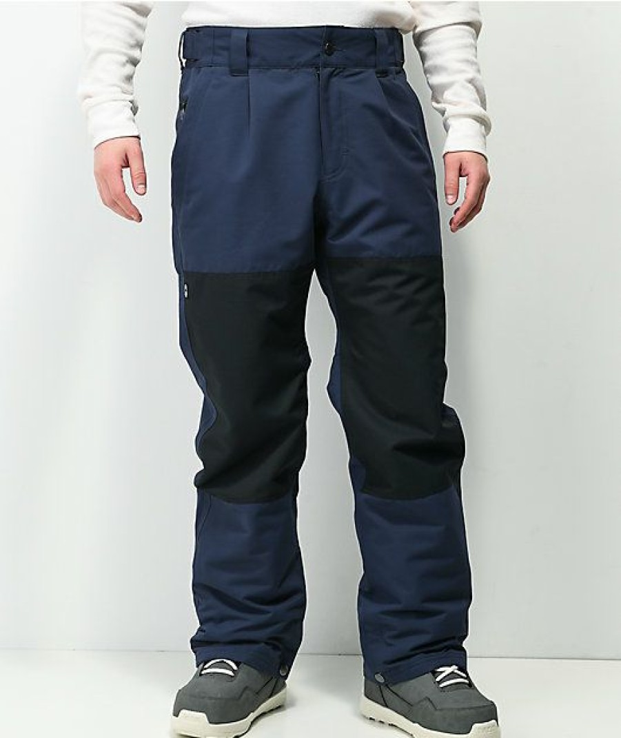 Clothing * | Airblaster Work Navy 10K Snowboard Pants Promotions