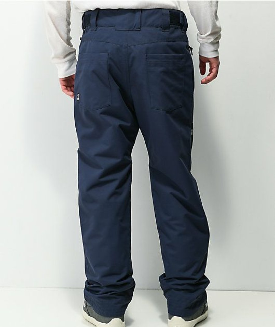 Clothing * | Airblaster Work Navy 10K Snowboard Pants Promotions