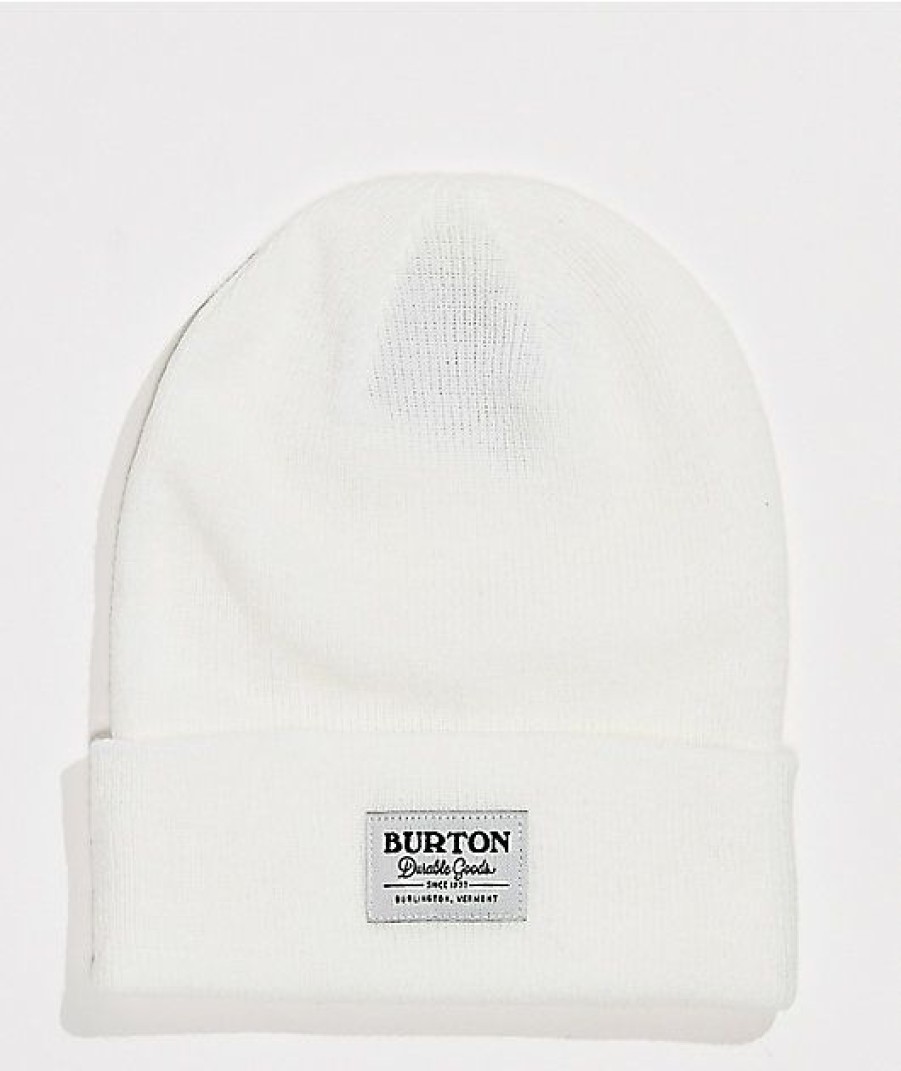 Beanies * | Burton Kactusbunch Tall Stout White Beanie Promotions