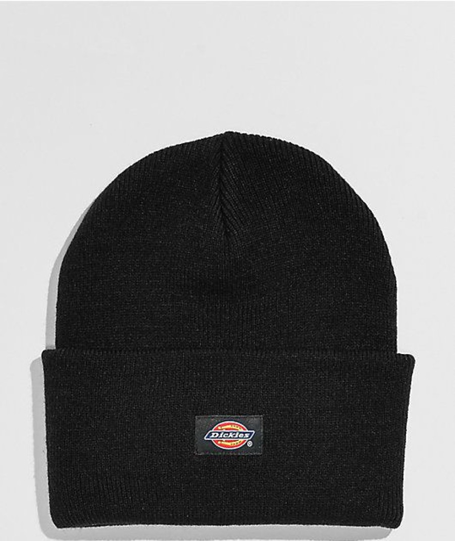 Beanies * | Dickies Cuffed Black Beanie Promotions