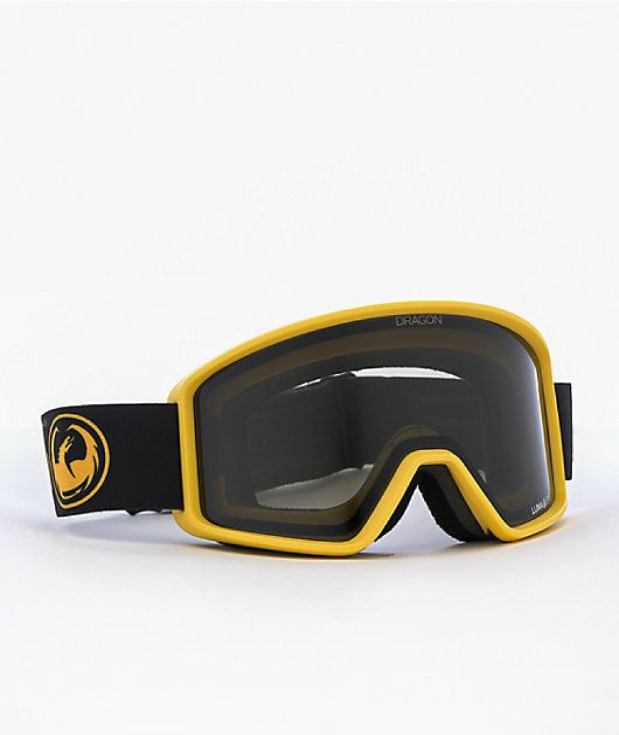 Snowboard * | Dragon Dxt Otg Lumalens Block Dark Smoke Snowboard Goggles Limit Offer