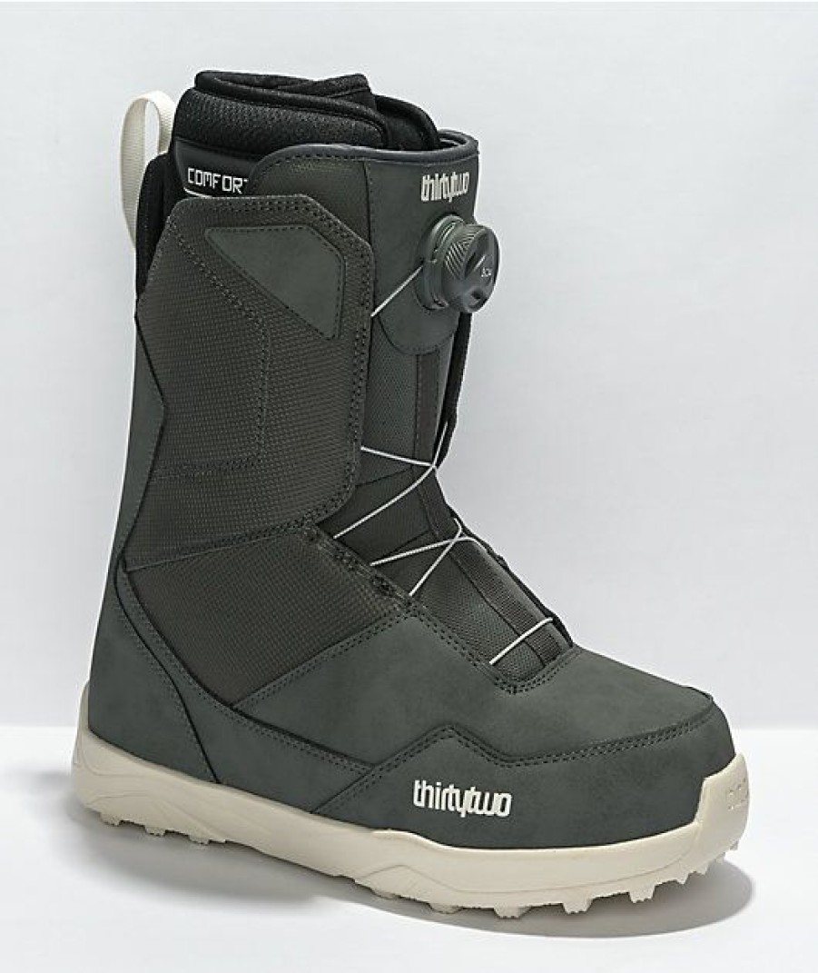 Snowboard * | Thirtytwo Shifty Boa Grey Snowboard Boots 2022 Limit Offer