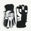 Snowboard * | Dakine Crossfire Black & White Snowboard Gloves Limit Offer