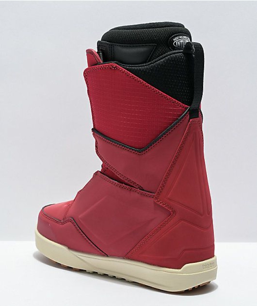 Snowboard * | Thirtytwo Lashed Double Boa Red Snowboard Boots 2021 Limit Offer