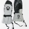 Snowboard * | Crab Grab Grey Cinch 15K Snowboard Mittens Limit Offer