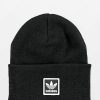 Beanies * | Adidas Originals Chunky Black Cuff Beanie Promotions