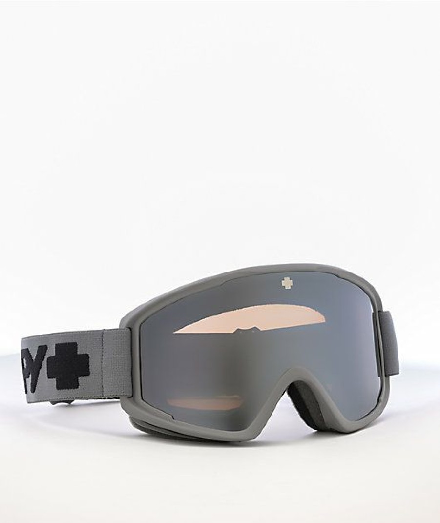 Snowboard * | Spy Crusher Elite Matte Grey & Hd Bronze Snowboard Goggles Limit Offer