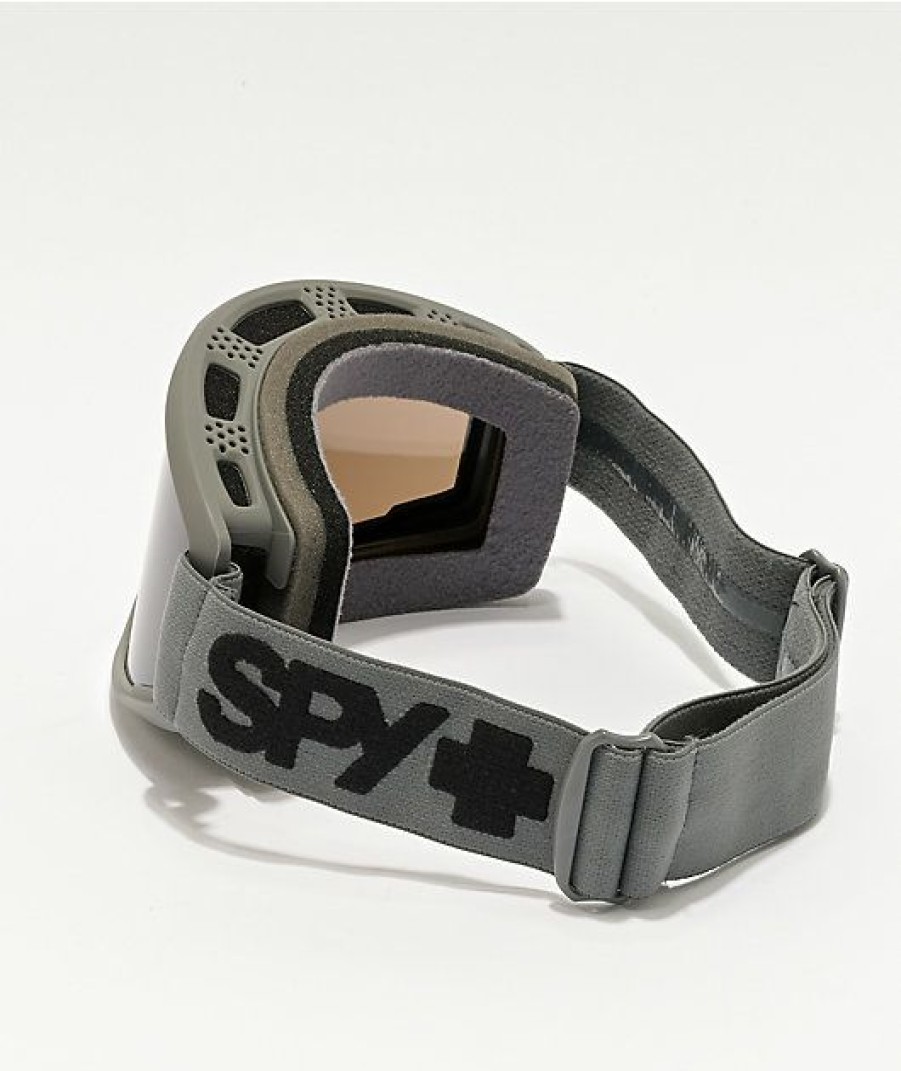 Snowboard * | Spy Crusher Elite Matte Grey & Hd Bronze Snowboard Goggles Limit Offer