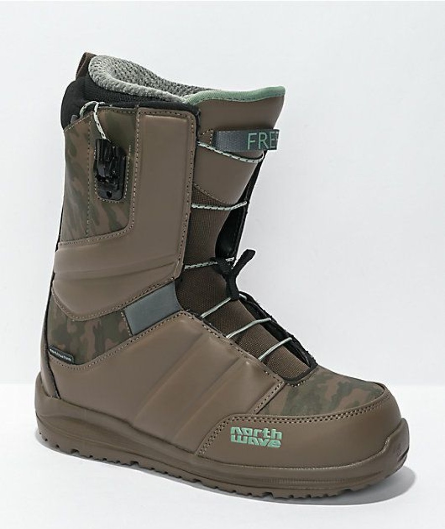 Snowboard * | Northwave Freedom Sl Brown Snowboard Boots 2022 Limit Offer