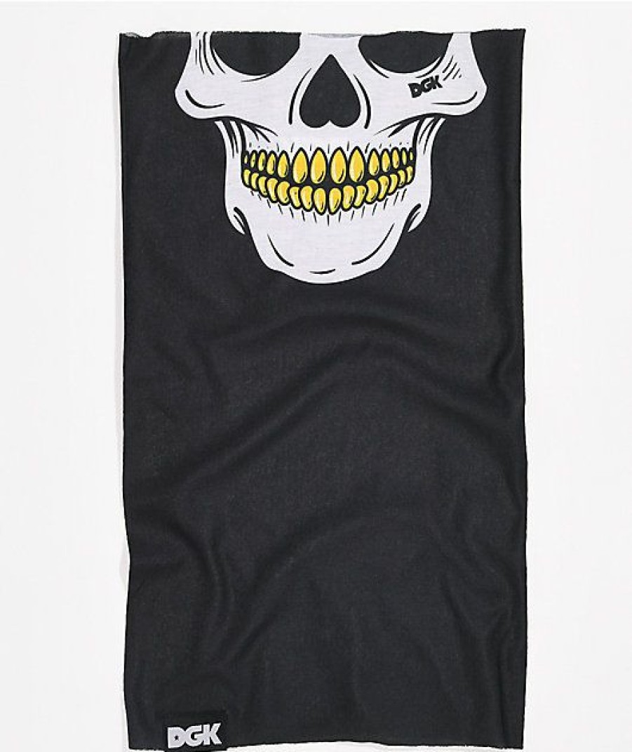 Accessories * | Dgk Hood Saint Black Neck Gaiter Promotions