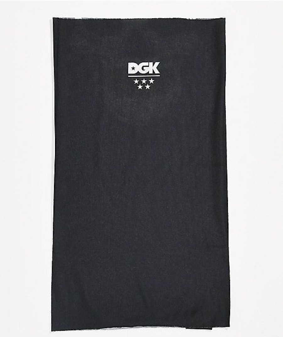 Accessories * | Dgk Hood Saint Black Neck Gaiter Promotions