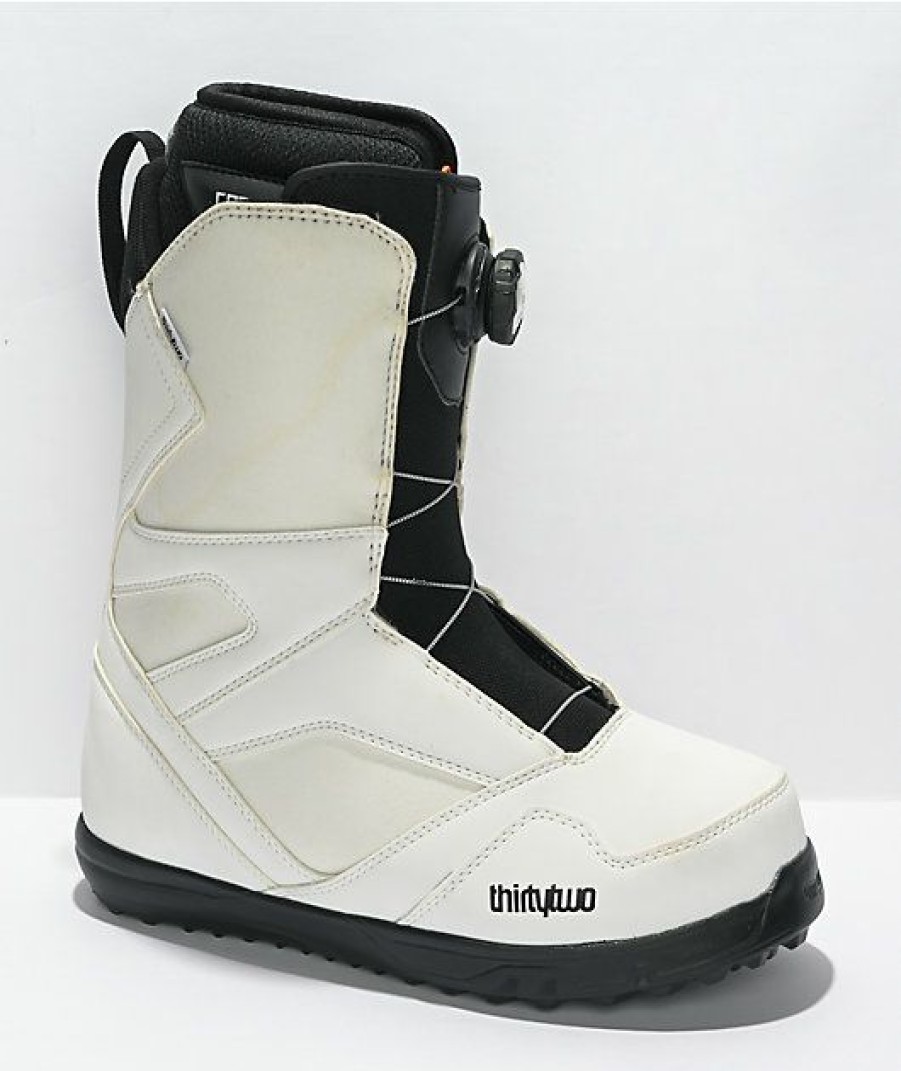 Snowboard * | Thirtytwo Stw Boa White Snowboard Boot 2022 Limit Offer